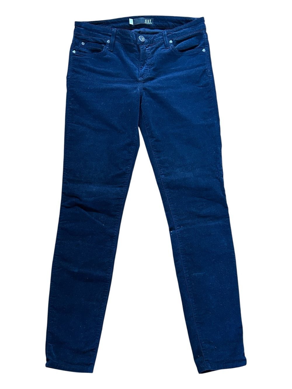 Kut from the Kloth Corduroy Navy Blue Diana Skinny Jeans